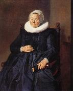 RIJCKHALS, Frans Portrait of a woman oil